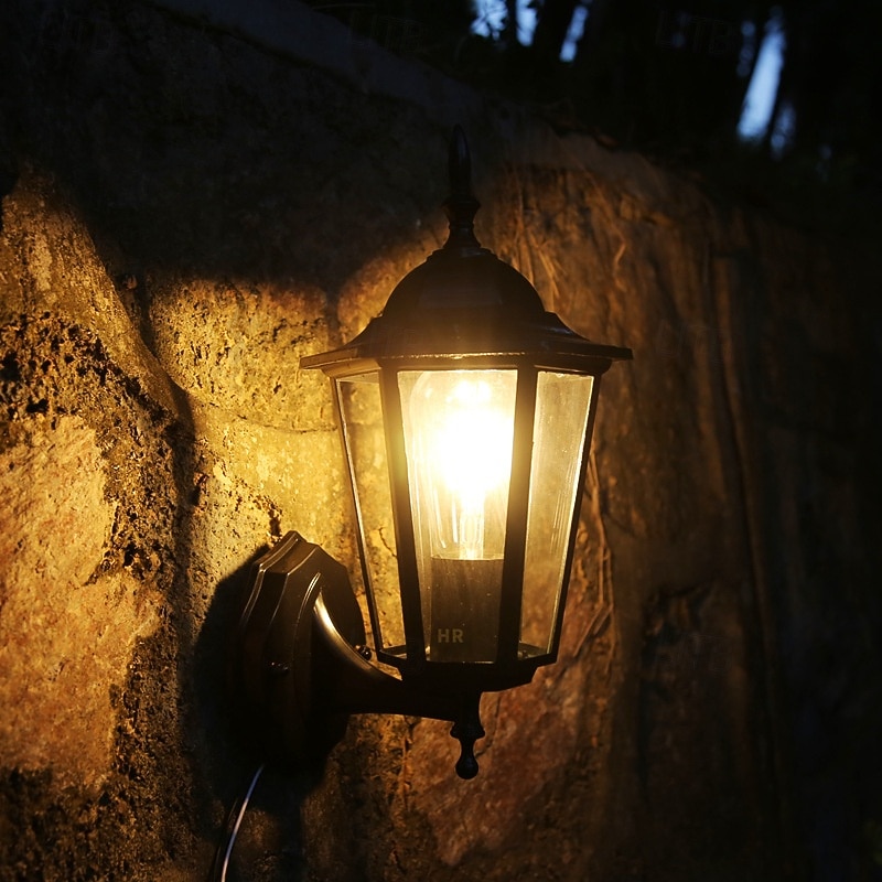 Outdoor Light Fixtures Wall Mount Aluminium Waterproof Exterior Wall Lantern, Anti-Rust Outside Black Wall Sconce Porch Lights for House Garage, Doorway 85-265V 2026 - $167.99 –P2