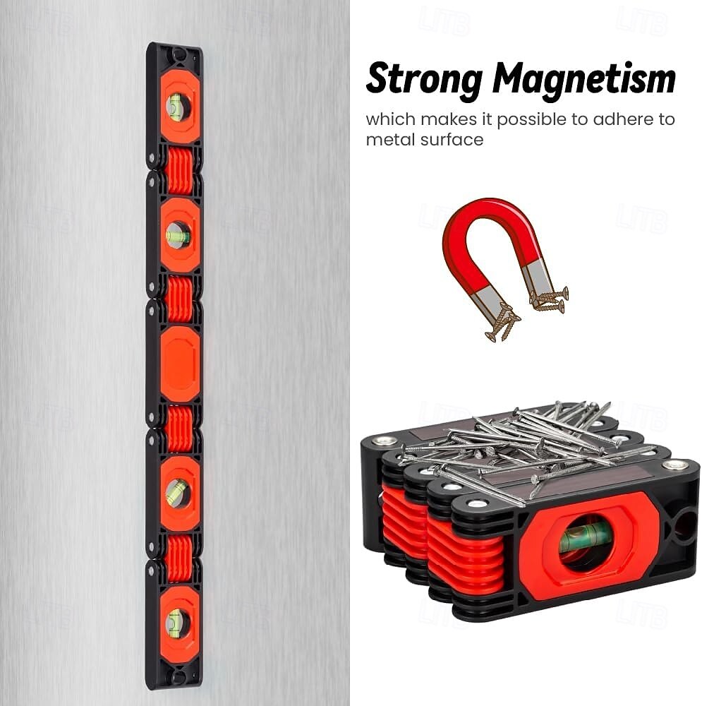 Strumento di misura multiangolo pieghevole, righello magnetico per la lavorazione del legno, misure verticali precise 45-90, compatto &design salvaspazio del 2025 a $28.99 –P4