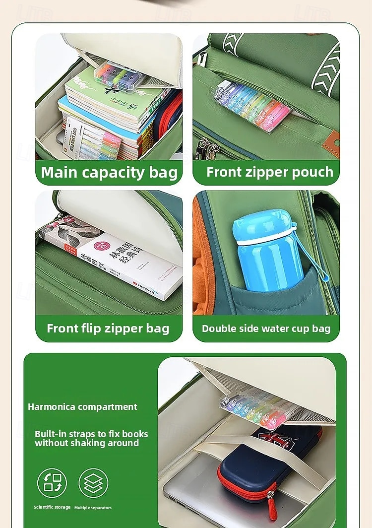 Primary School Bag Boys Ergonomic Backpack Kids Waterproof  Schoolbag Book Bag Large-capacity Girls Cloud Backpack 2026 - $51.99 –P8