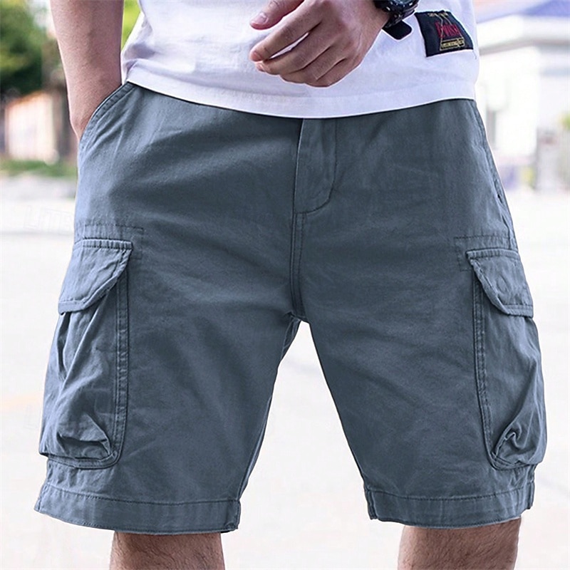 Homens Bermuda Cargo Shorts de caminhada Ao ar livre Normal Secagem Rápida Leve Elástico Respirável Calção Bolsos Preto Verde Tropa Tênis Golfe Corrida S M L XL XXL de 2025 por $21.99 –P10