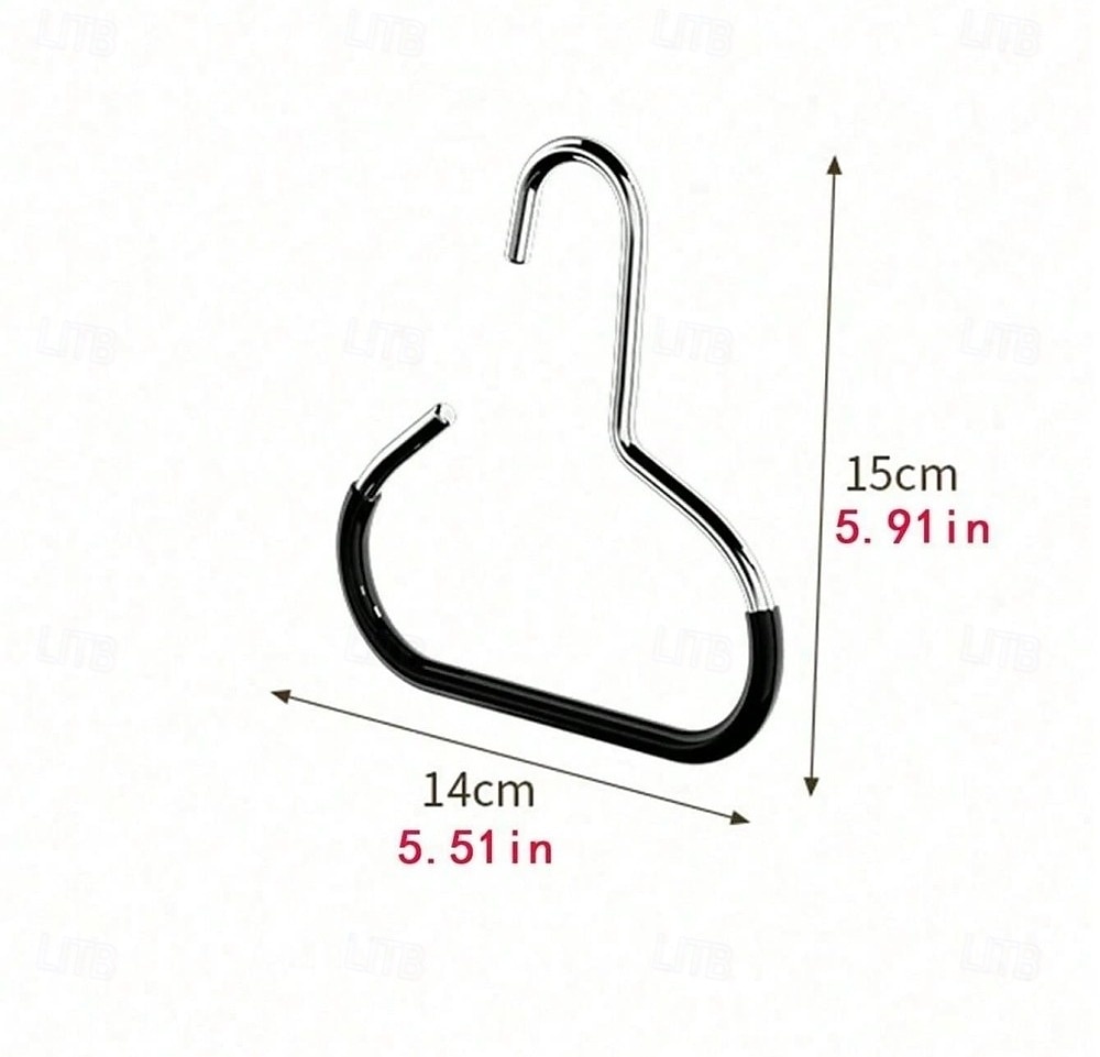 Lot de 4 cintres pour chapeaux pour placard, sangle de support de casquette de baseball suspendue avec crochets, support de rangement pour chapeaux de camionneur, écharpes, cravates, présentoir de 2025 ? $5.99 –P2