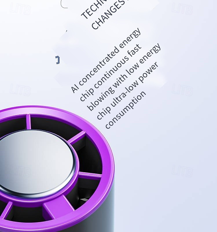 1 Pc handheld cooling fan with 100 levels of cooling and folding, portable turbo mini semiconductor ice pack fan 2025 - $24.99 –P16