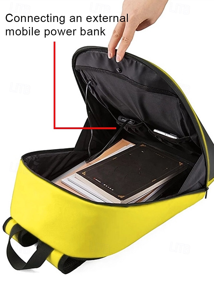 Tiener Jongens  Studenten LED Display Rugzak met App Controle Waterdichte Techwear Laptop Rugzak voor Reizen Spelletjes Pendelen 2026 - $99.99 –P9