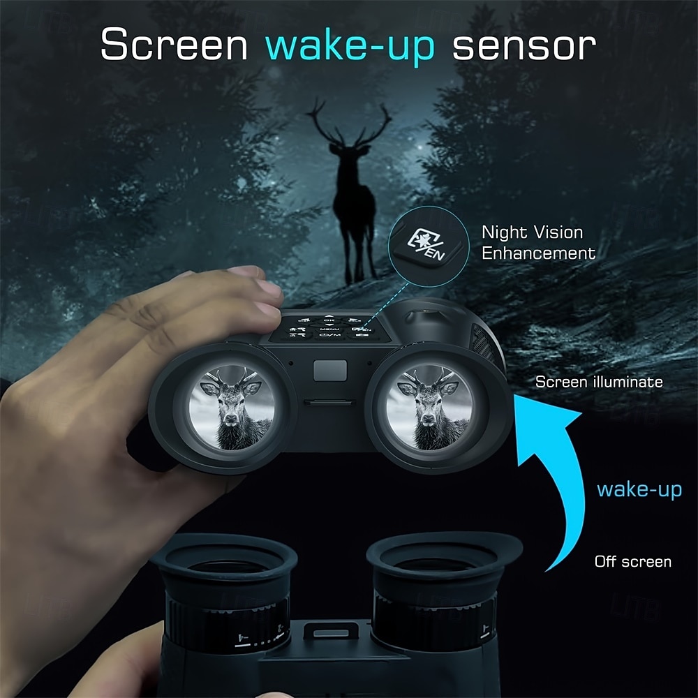 3D VR ультра HD бинокль ночного видения для взрослых - 8K с автоматическим пробуждением, инфракрасный, перезаряжаемый через USB, 6-кратный оптический зум, большой объектив 25 мм, идеально подходит для 2025 - $489.19 –P5