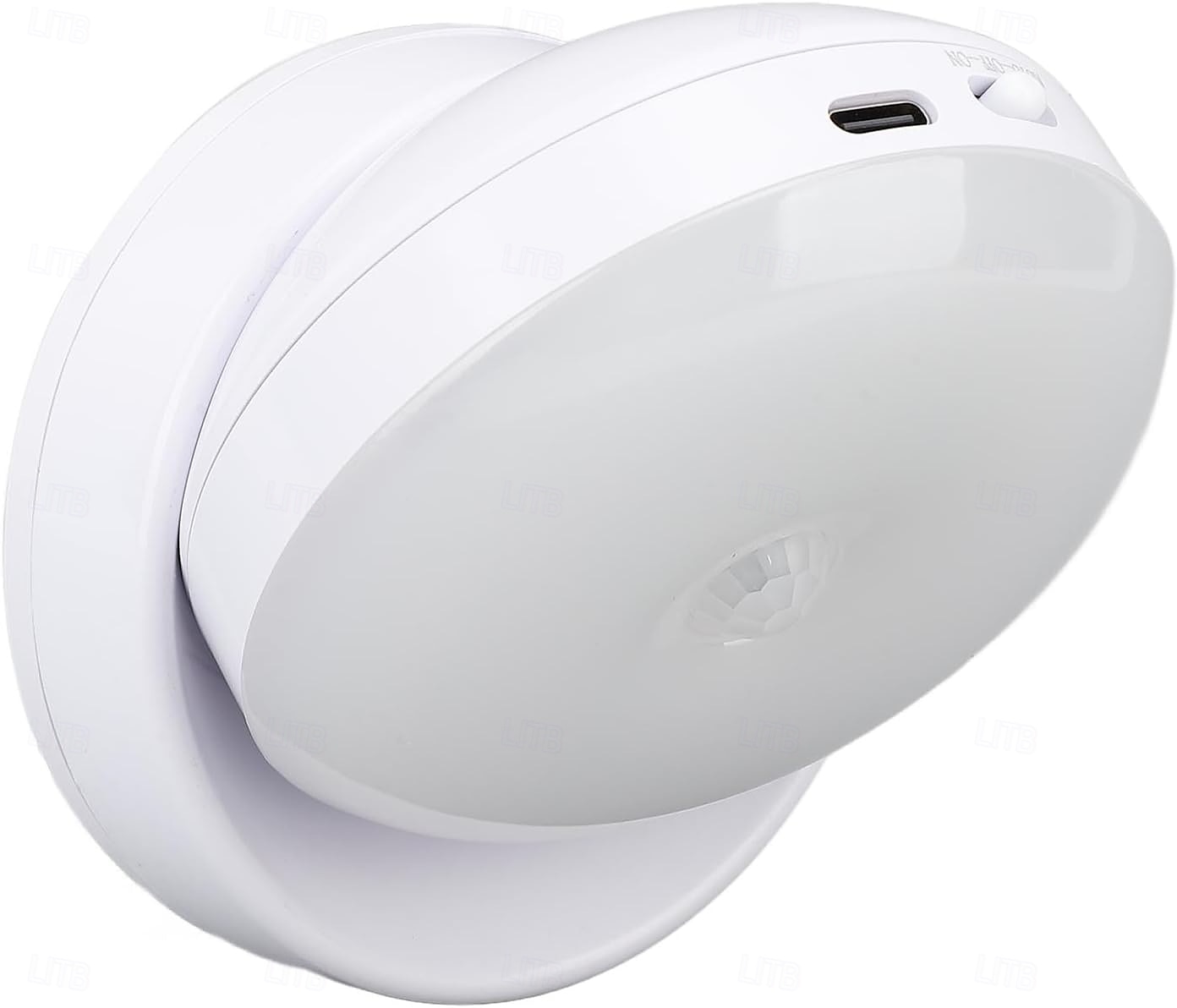 Luz nocturna con sensor de movimiento LED, lámpara de pared de inducción recargable con rotación de 360 grados, lámpara de pared LED para escalera, armario, pasillo, dormitorio 2025 - $16.49 –P1