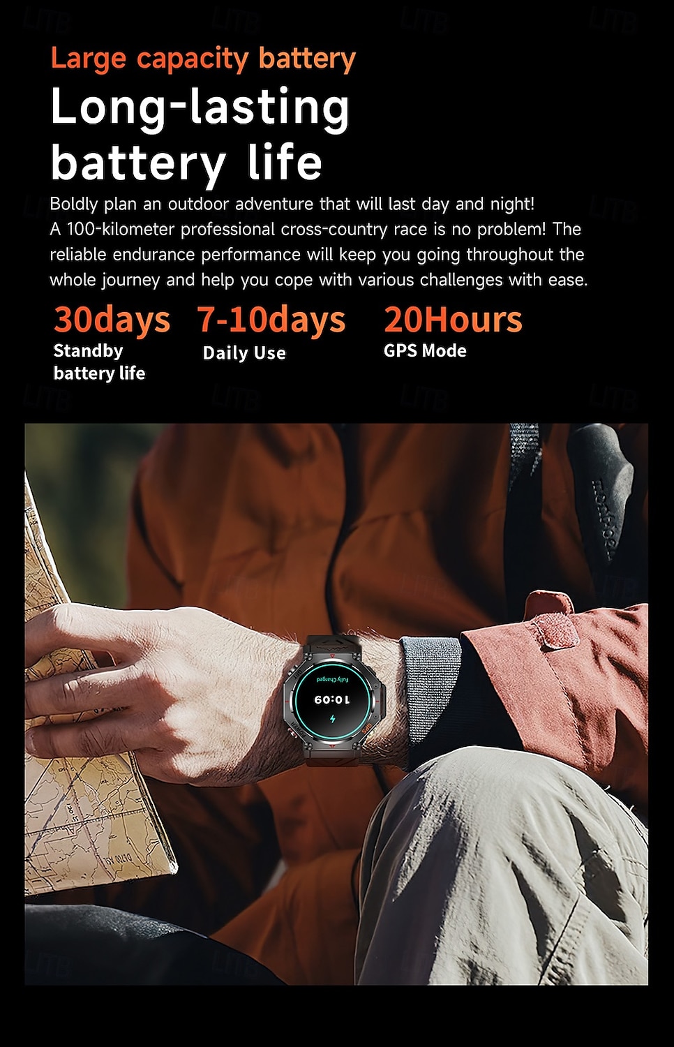 New ChatGPT AI assistant Smart Watch 5ATM Waterproof GPS Built-in Dual-band GNSS Compass Military Sport Smartwatch Men Woman 2025 - $53.99 –P15