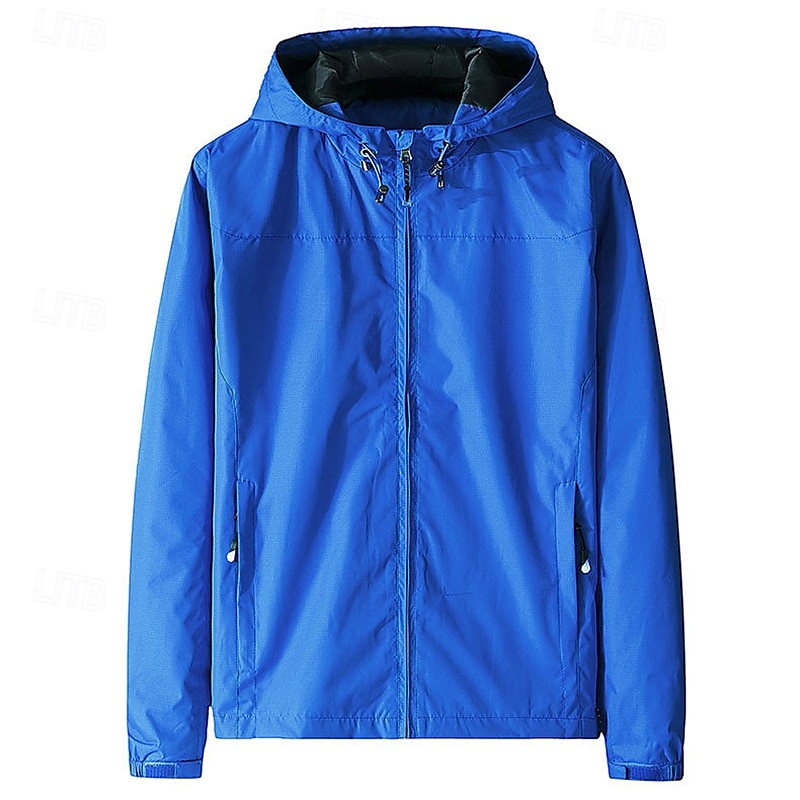 Hombre Chaqueta para exteriores Chaqueta para senderismo Impermeable Al aire libre Impermeable Resistente al Viento Trajes de senderismo Ropa de senderismo Primavera Otoño Camiseta Camping 2025 - $22.99 –P6