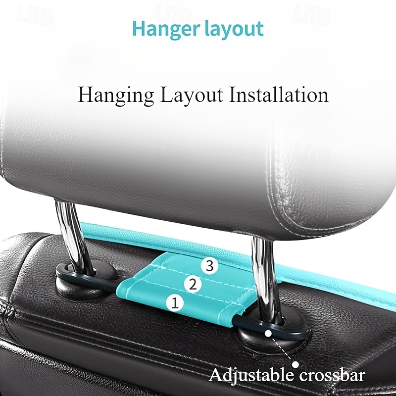 Universele vierkante autostoelkussen, rugleuningkussen, vierseizoenen autostoelkussen, comfortabel, stressverlichtend, zacht en ademend, universeel autostoelkussen, eenvoudig te installeren, cadeau 2025 - $25.99 –P6