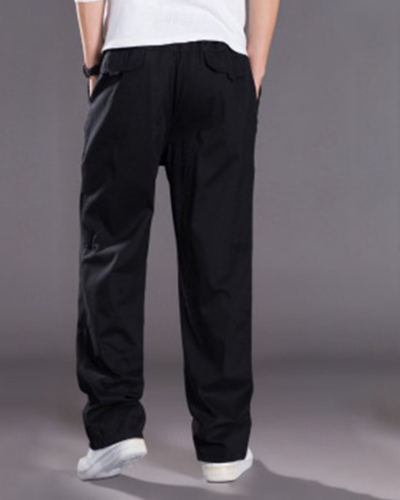 בגדי ריקוד גברים מכנסי חוץ מכנסי קרגו מכנסיים לטיולי הליכה סתיו חיצוני רגיל קל משקל נושם תחתיות אלסטית מותניים צהוב בהיר אפור כהה כותנה מחנאות / צעידות / טיולי מערות ריצה M L XL XXL XXXL 2026 - $22.99 –P6