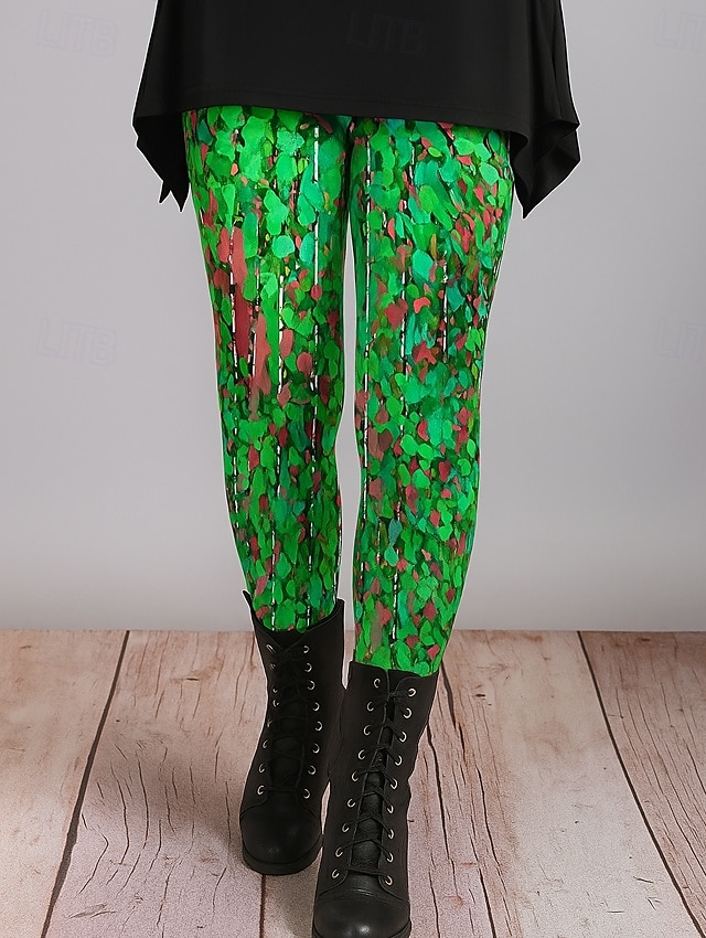 Femmes Leggings Vacances ancien Style Ethnique Longueur complète Taille haute Graphique Abstrait Impression 3D Séchage Rapide Respirabilité Doux Haute Élasticité Extérieur Maison Décontracté Bleu de 2025 ? $19.99 –P1