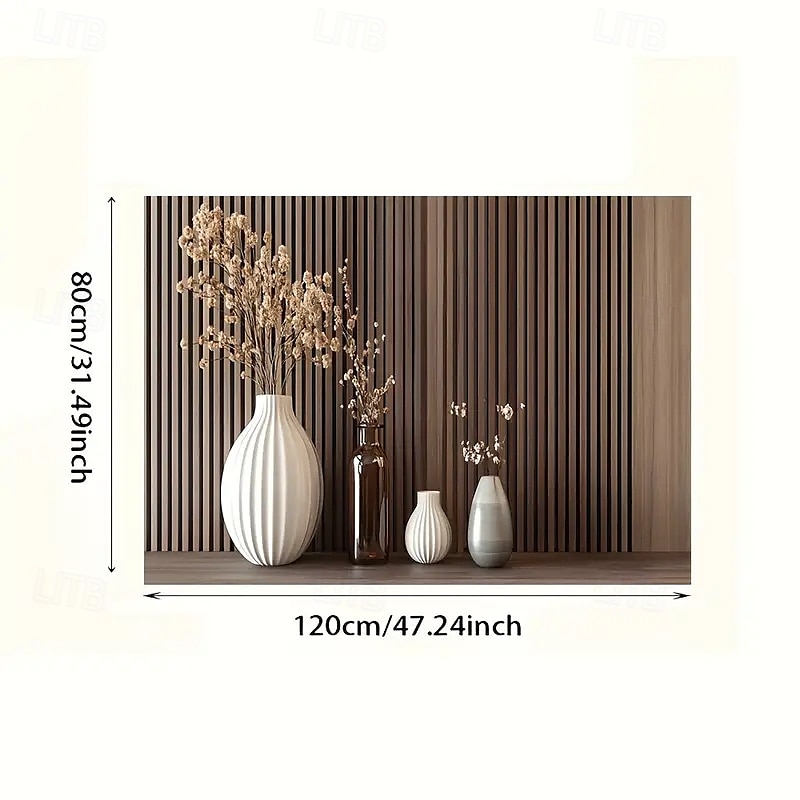 Einteiliges rahmenloses, modernes Wandbild mit Vase, gemischte Farben, Leinwandgemälde, statisches Poster, geeignet als Dekorationskunstwerk für Wohnzimmer und Schlafzimmer 2025 - $9.49 –P5