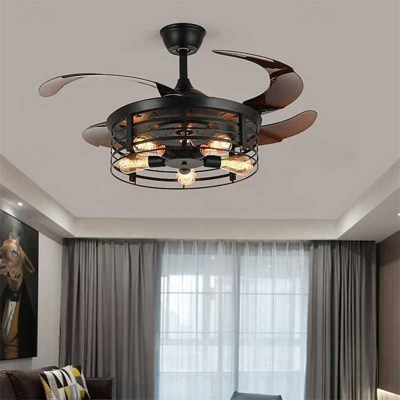 5-Light 107 cm Island Design Ceiling Fan Metal Painted Finishes Vintage 110-120V 220-240V 2025 - $604.29 –P6