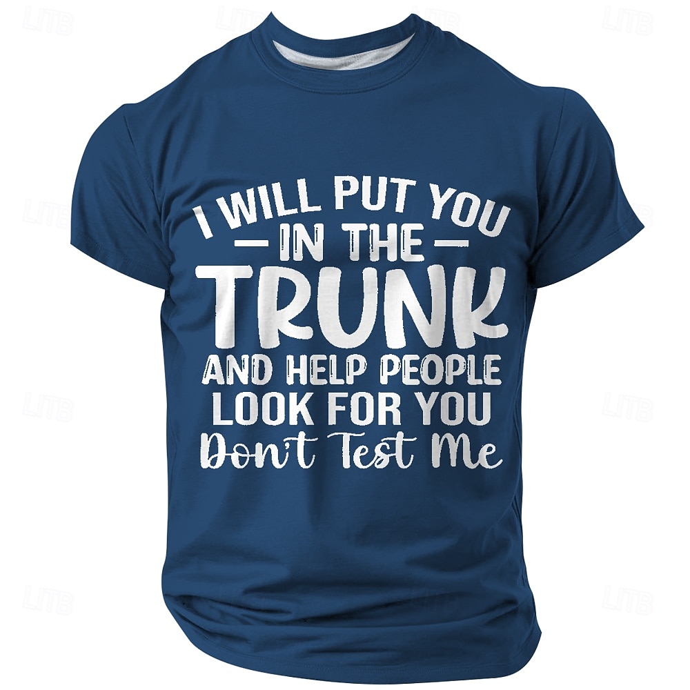 Bărbați Argou amuzant Tricou Manșon scurt Tricou Tipărire 3D Stil Nautic Cămașă Modă Zilnic De Bază Stradă Casual Zilnic Negru Roșu-aprins Albastru piscină Vară Primăvară Toate Sezoanele Îmbrăcăminte 2025 - $17.99 –P1