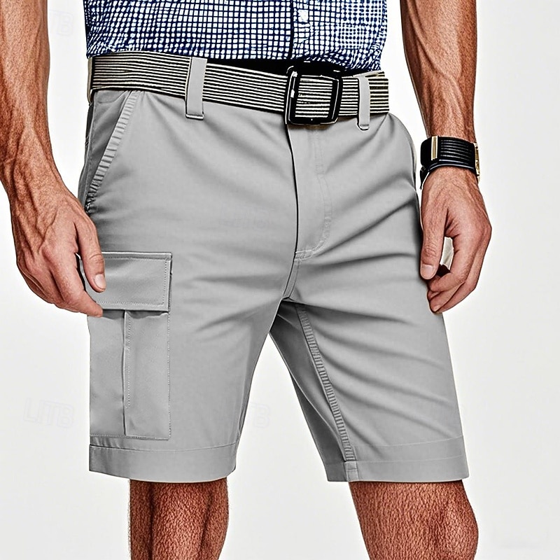 Per uomo Pantaloncini Tattici Pantaloncini cargo Shorts Pantaloncini Estivi Elastico in vita Multi-tasche Tasca con Patta Semplice Comodità Indossabile Lunghezza al ginocchio All'aperto Sport del 2025 a $28.99 –P9