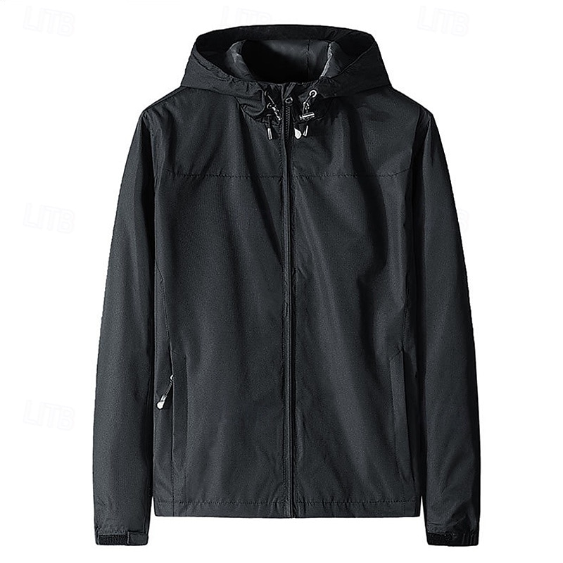 Hombre Chaqueta para exteriores Chaqueta para senderismo Impermeable Al aire libre Impermeable Resistente al Viento Trajes de senderismo Ropa de senderismo Primavera Otoño Camiseta Camping 2025 - $22.99 –P2