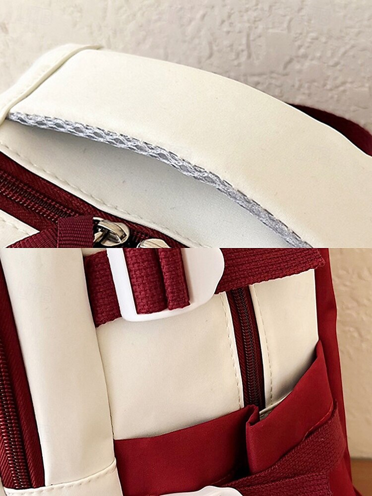 Preppy-Rucksack für Damen in mehreren Farben mit SJM-Logo – leicht und robust mit verstellbaren Schultergurten, geeignet als Freizeittasche und Schultasche für den täglichen Gebrauch 2025 - $26.99 –P10