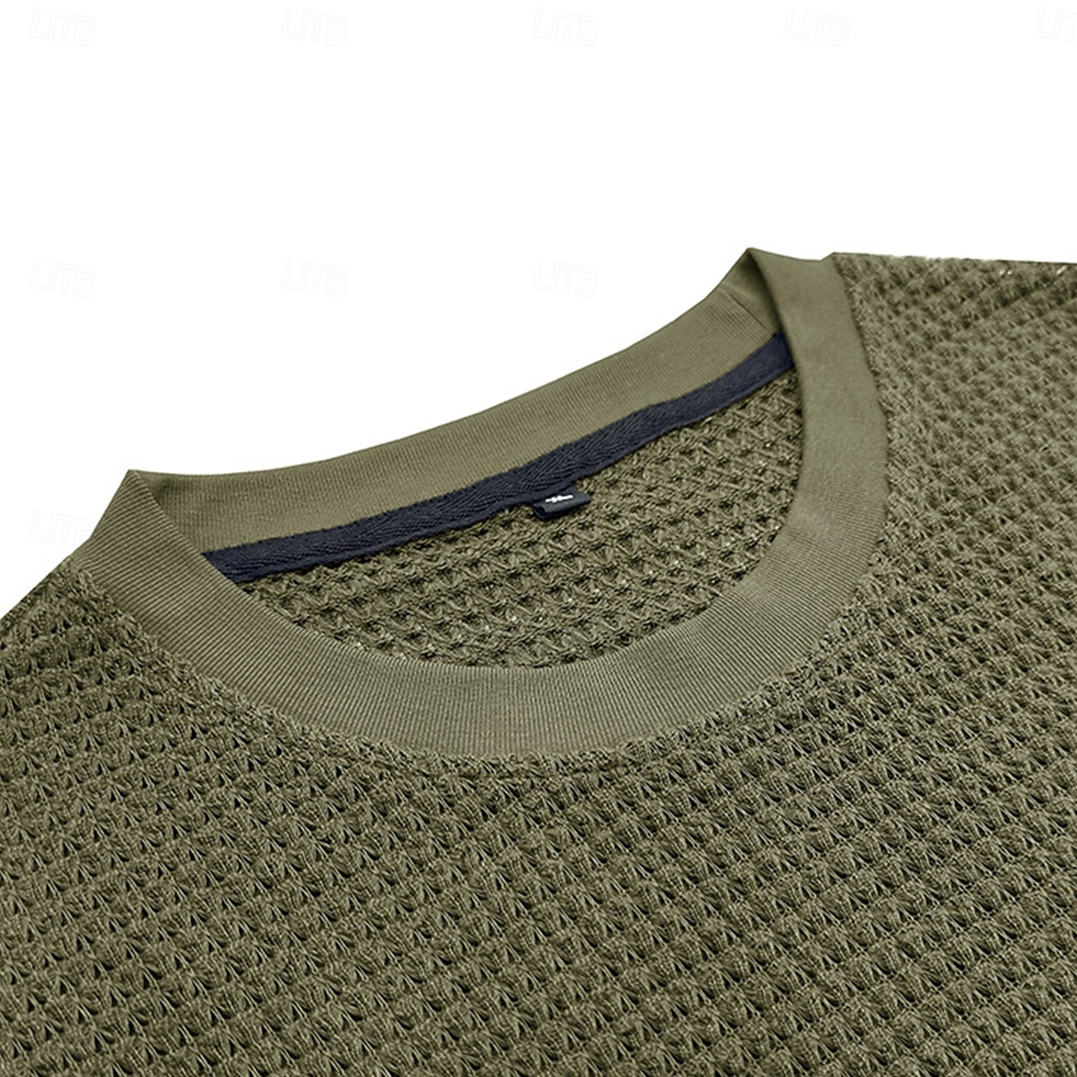 Per uomo Maglietta a Maglia Waffle Maglietta Manica Corta Girocollo Estate Tutte le stagioni Blocco di colori Testurizzato Moda Designer Casual Bottoni Base All'aperto Casuale Quotidiano Esercito del 2025 a $18.99 –P4