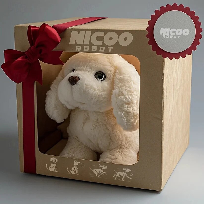 Robot cane, il mio cucciolo robot realistico, giocattolo interattivo che cammina, abbaia e scodinzola, peluche per bambini. &Giocattolo robotico realistico per adulti che si comporta come un vero del 2025 a $26.99 –P2