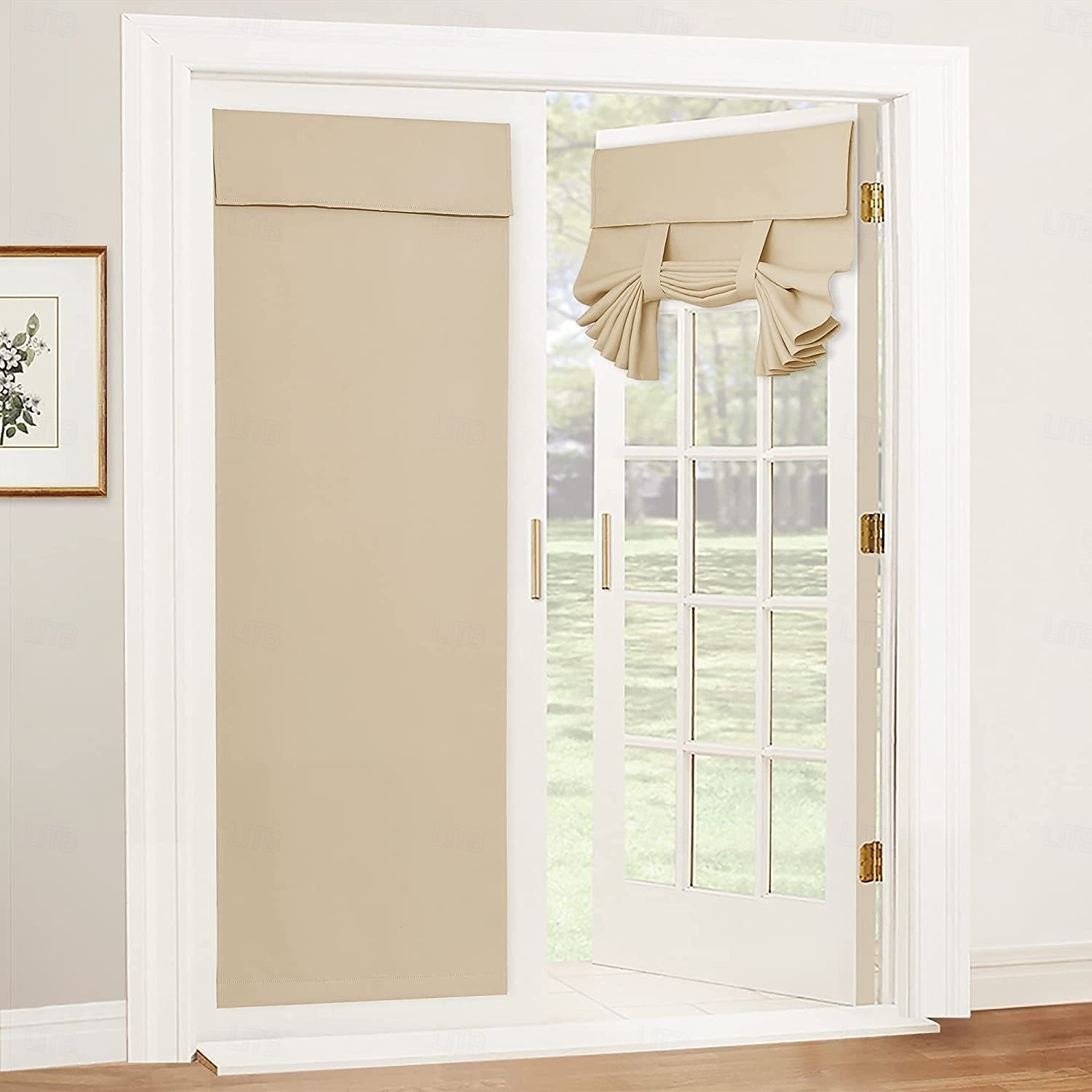 Cortina de Porta Francesa Sem Furos Cortina Blackout com Pregas de Lápis Cortinas Funcionais Filtradoras de Luz para Escritório e Casa 26X68polegadas(66X173CM) de 2025 por $16.99 –P3