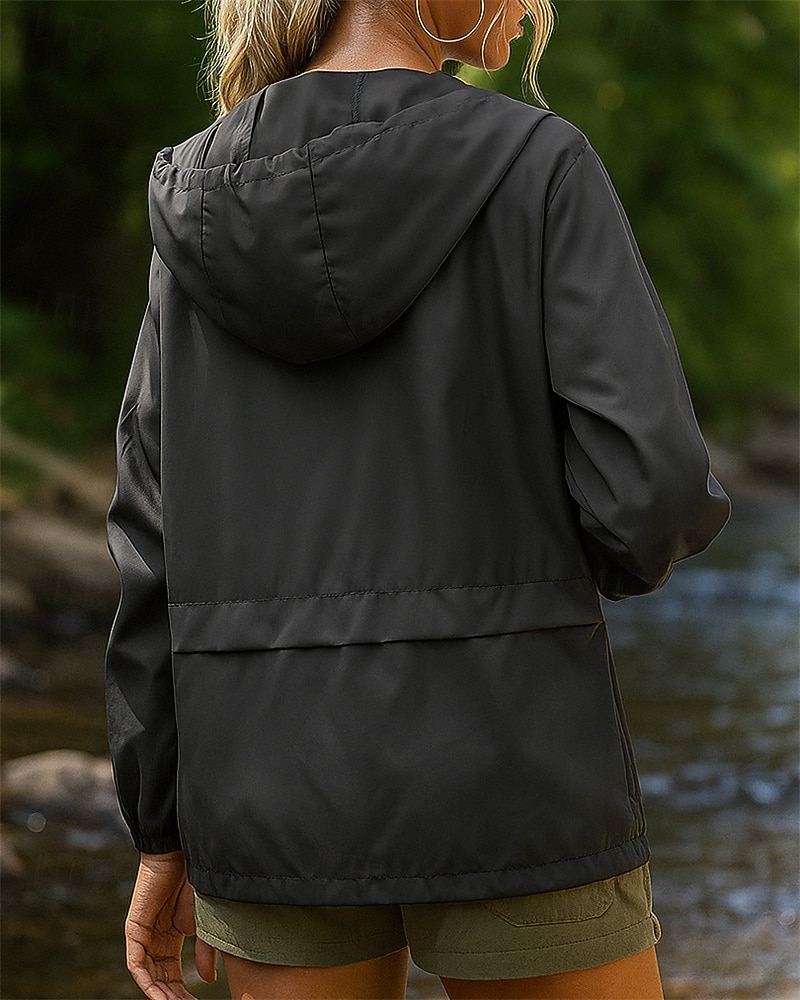 Damskie Kurtka turystyczna Kurtka sportowa Na wolnym powietrzu Wodoodporny Odporność na wiatr Szybkie wysychanie Lekki Ubrania turystyczne Ubrania turystyczne Wiosna Jesień Kurtka Bransoletka 2025 - $24.99 –P2