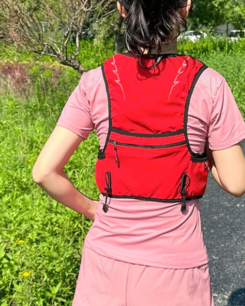 Löparväst Vattenpaket Vätskeväst Armwarmers Vattentät Snabb tork Lättvikt Polyester för Maraton Camping Joggning 2025 - $39.99 –P18