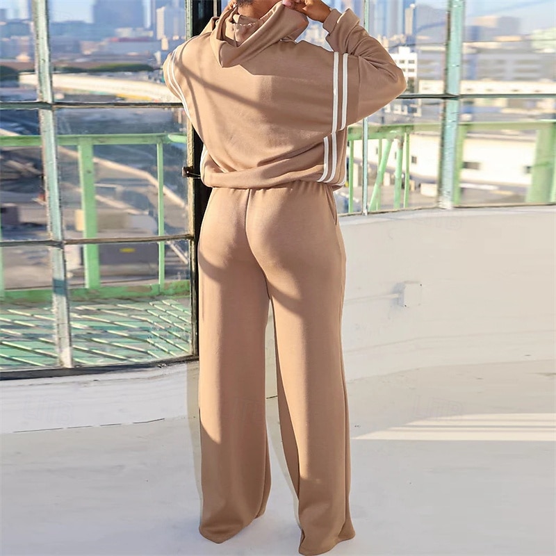 בגדי ריקוד נשים אימונית activewear הגדר בגדי ספורט ומנוחה סתיו שרוול ארוך שמור על חום הגוף עמיד רך חדר כושר להתאמן ספורטיבי בגדי ספורט לבוש אקטיבי אבטיח אדום שחור חאקי 2025 - $22.39 –P5