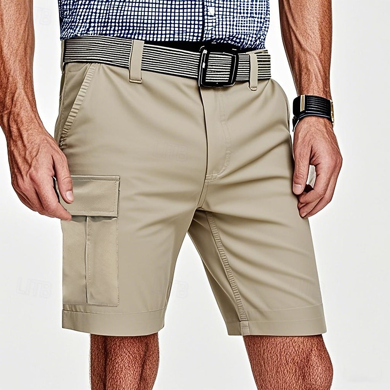 Per uomo Pantaloncini Tattici Pantaloncini cargo Shorts Pantaloncini Estivi Elastico in vita Multi-tasche Tasca con Patta Semplice Comodità Indossabile Lunghezza al ginocchio All'aperto Sport del 2025 a $28.99 –P8