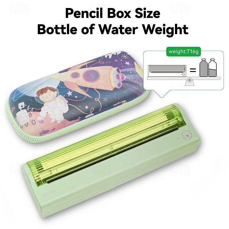 A4 ink-free Small Work Paper Office Portable Mini High Cleaning Brush Question Printer 2025 - $244.89 –P7