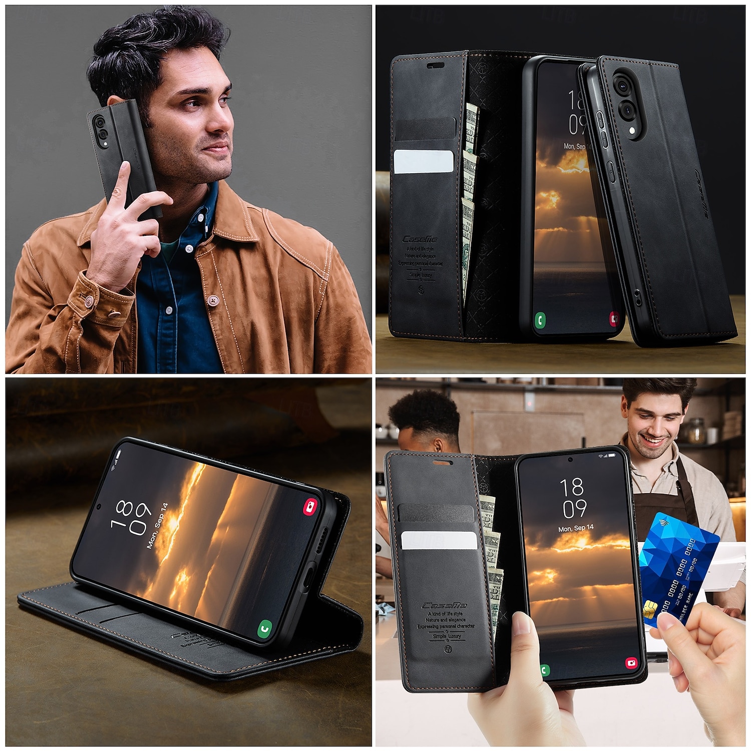 téléphone Coque Pour Samsung Galaxy S25 Ultra S24 FE S23 S22 S21 S20 Ultra Plus FE A54 A33 A12 Étui Portefeuille Protection complète du corps Support Antichoc TPU faux cuir de 2025 ? $16.99 –P13
