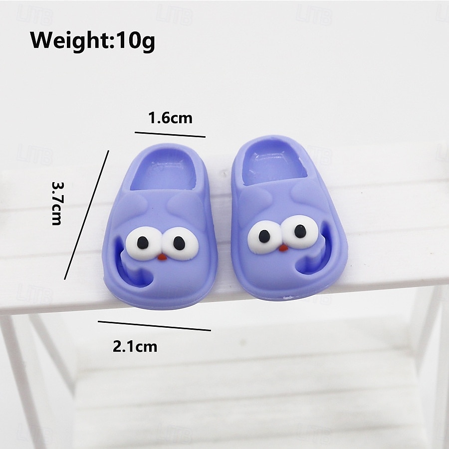 Puppenschuhe ForLabubu Premium-Modenschuhe für 17 cm Puppen Zubehör Labubus Dress Up Dekorationszubehör Mini Finger Schuhe Keine Puppe 2025 - $23.99 –P10