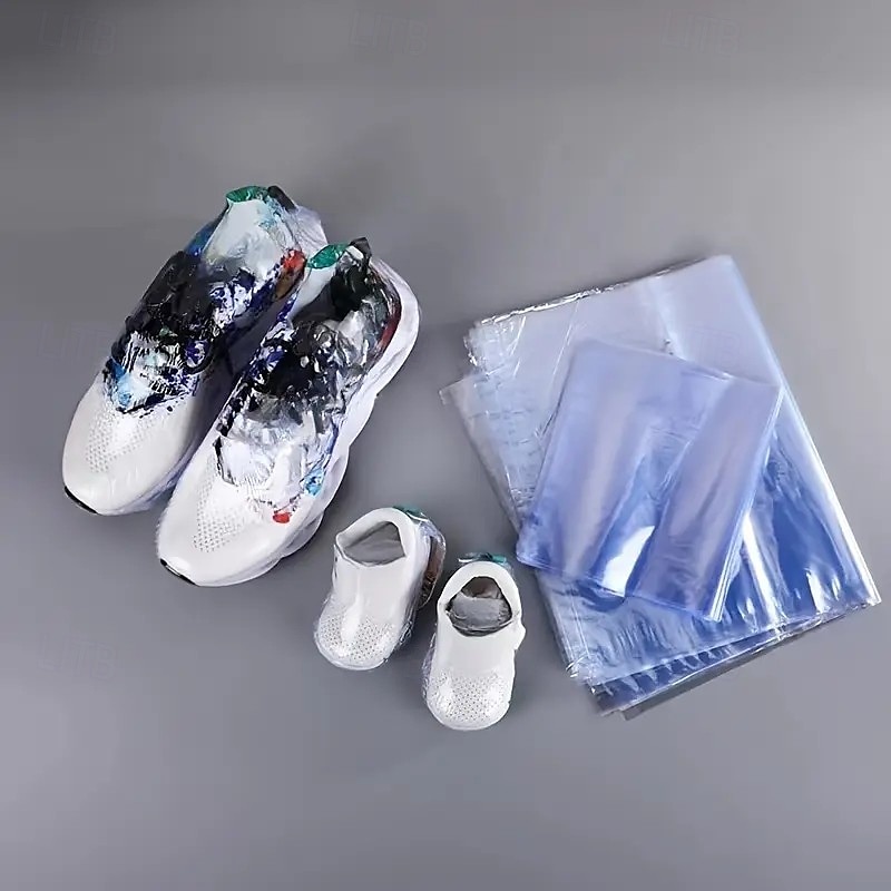 100 Stück Schrumpffolienbeutel, transparente Schrumpffolienbeutel zur Schuhaufbewahrung, Geschenkkörbe, Schachteln, Verpackungsmaterial, transparente Siegelfolie für Heißsiegelgerät 2025 - $14.99 –P7