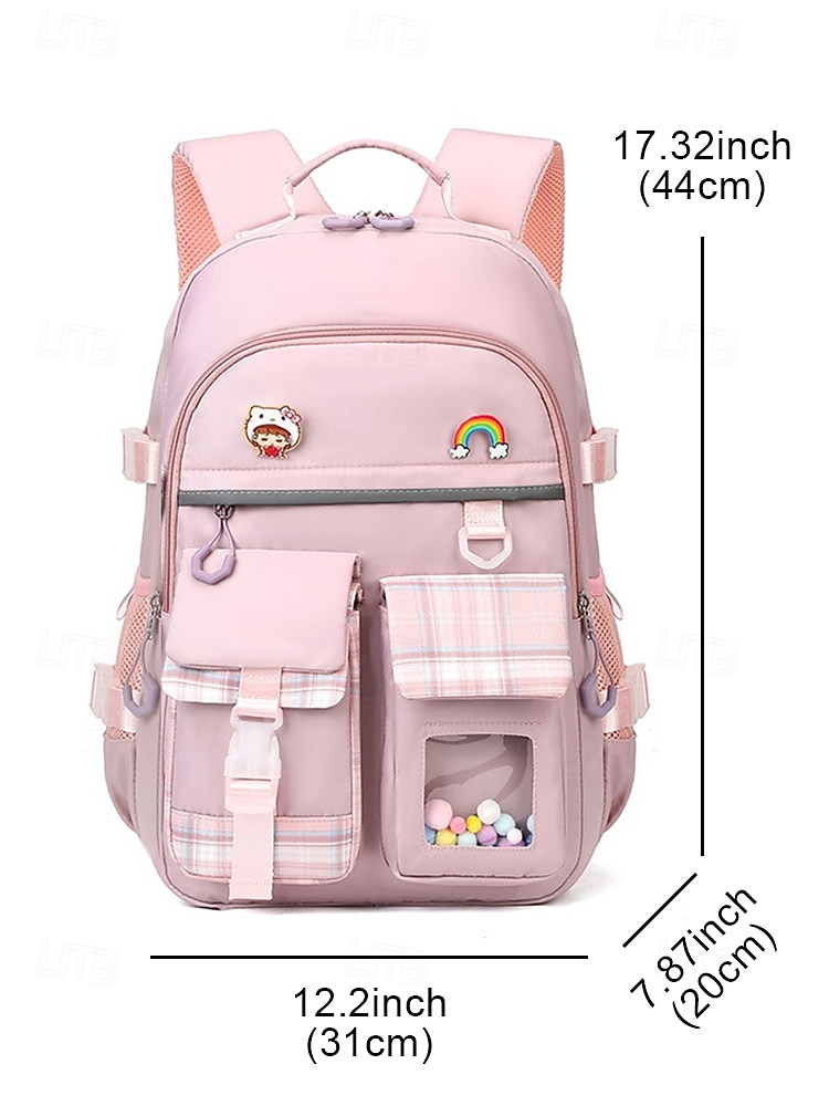 Tween & Teen Girls Kawaii School Backpack, Large Capacity Multi Pocket Bookbag with Cute Patch for Daily School Use 2026 - $42.99 –P10