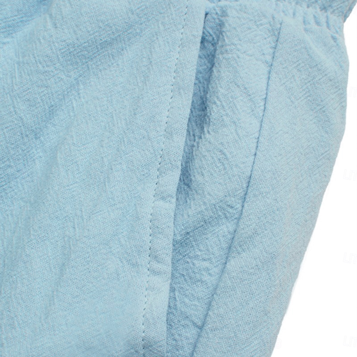 Homens Bermuda Cargo Calção Shorts de linho Shorts de verão Shorts de praia Cintura elástica Com Cordão Bolso multi Tecido Comprimento do joelho Ao ar livre Praia Férias Havaiana Preto Branco Sem de 2025 por $22.99 –P12