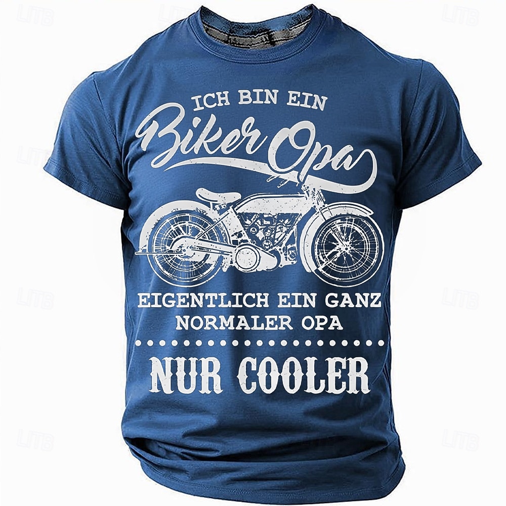Férfi Motocikl Német Póló Rövid ujjú póló 3D nyomtatás Terített nyak Ing Divat Napi Alap Utca Hétköznapi Napi Fekete Rubin Medence Nyár Tavasz Minden évszak Ruházat S M L XL XXL XXXL 2025 - $17.99 –P2