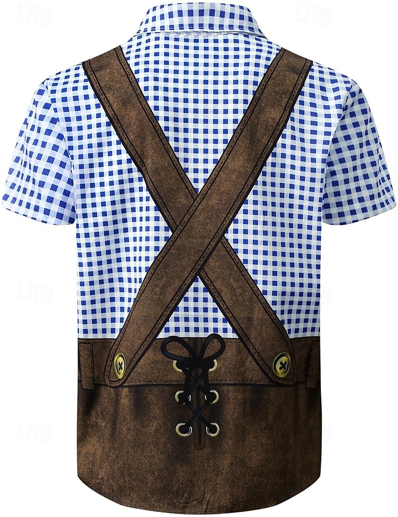 Camicie hawaiane Camicia Aloha bavarese Monaco Tedesco Alpino Grafico per Per uomo Adulti Stampa 3D  per Carnevale Birra Oktoberfest Spiaggia Vacanza Feste del 2026 a $23.99 –P7