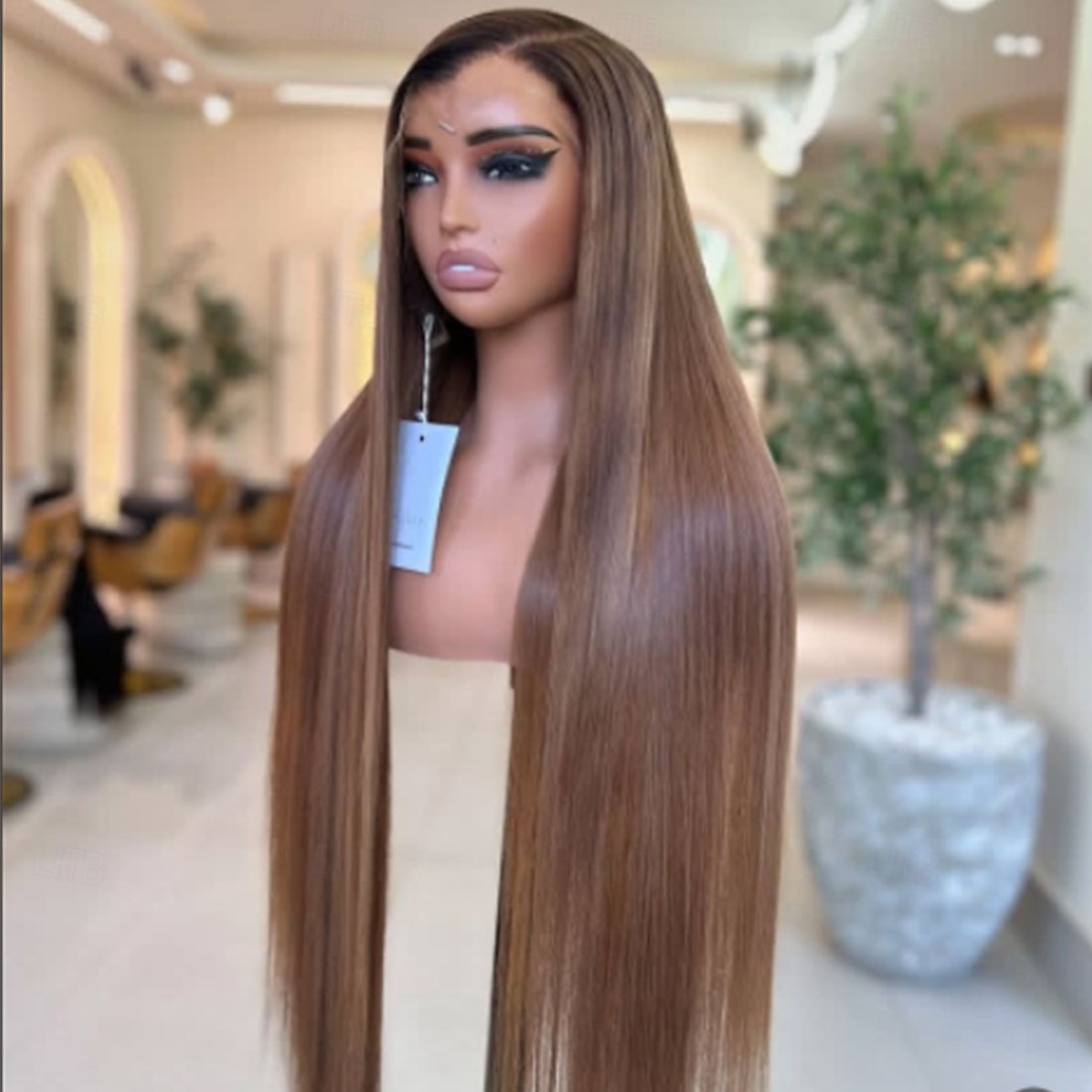 Braziliaanse remy menselijk haar 5x5 sluiting pruiken 13x4 kant frontale menselijk haar pruik ombre botrecht gekleurde pruik met babyhaar voorgeplukt 2025 - $341.79 –P2