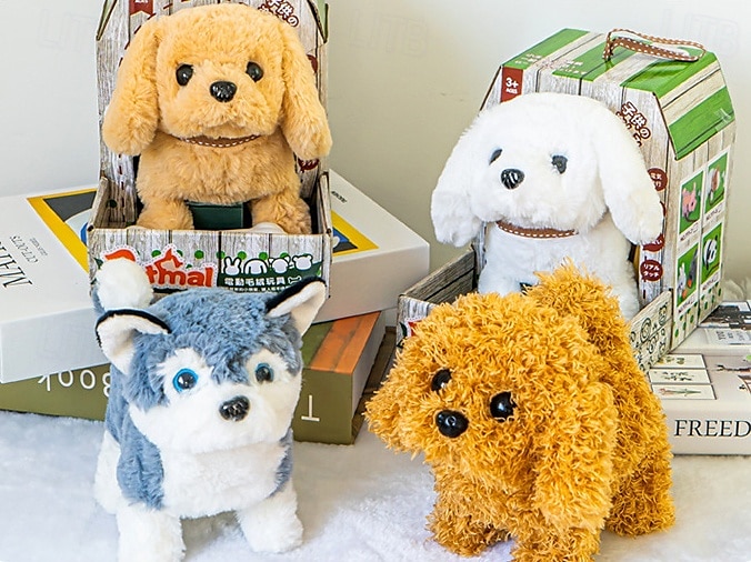 Cane robot, il mio cucciolo robot realistico, giocattolo interattivo per cuccioli che cammina, abbaia, coda di peluche, cane da compagnia per bambini &Giocattolo robotico realistico per adulti che si del 2025 a $23.99 –P8