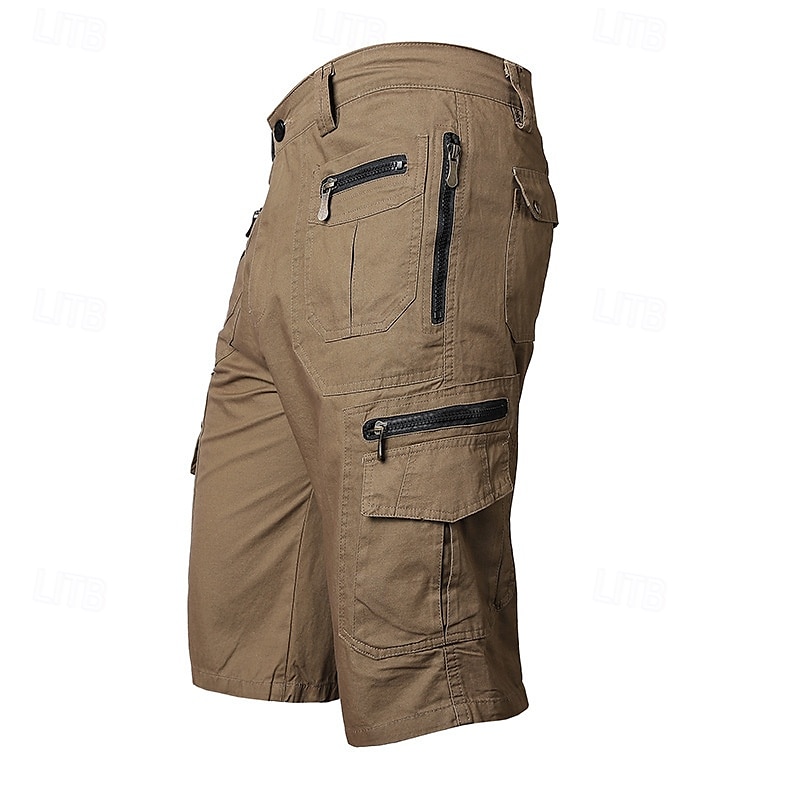 Homens Calça Cargo Calças de Trilha calças de caminhada Ao ar livre Normal Secagem Rápida Leve Elástico Respirável Calção Calças Capri Verde Tropa Azul Tênis Golfe Corrida S M L XL XXL de 2025 por $21.59 –P6