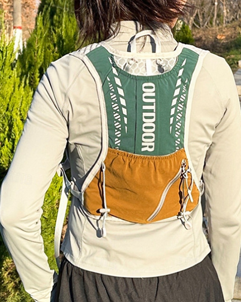 Hardloopvest Waterpakket Hydratatievest Armverwarmers waterdicht Sneldrogend Lichtgewicht Polyester voor marathonloop Wandelen Joggen 2025 - $20.99 –P20