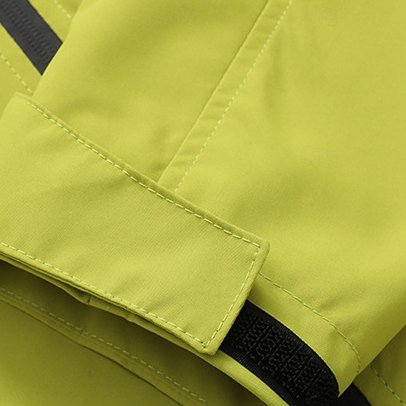 Men's Windbreaker Hiking Jacket rain coat Outdoor Waterproof Windproof Hiking Outfits Hiking Clothes Spring Autumn / Fall Top Camping / Hiking / Caving Running Black White Blue 2025 - $19.99 –P7