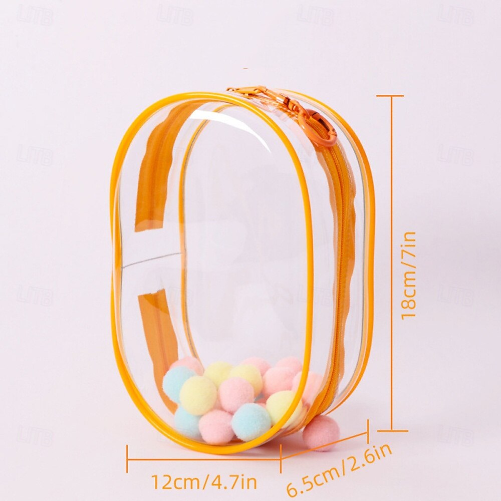 Clear Bag Keychain For 17/15cm Plush Doll(NO DOLL)Hanging Display CaseProtective CasePlastic PVC Storage Box (Clear Bag) 2025 - $13.99 –P10