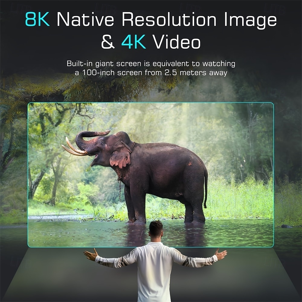 3D VR ультра HD бинокль ночного видения для взрослых - 8K с автоматическим пробуждением, инфракрасный, перезаряжаемый через USB, 6-кратный оптический зум, большой объектив 25 мм, идеально подходит для 2025 - $489.19 –P3