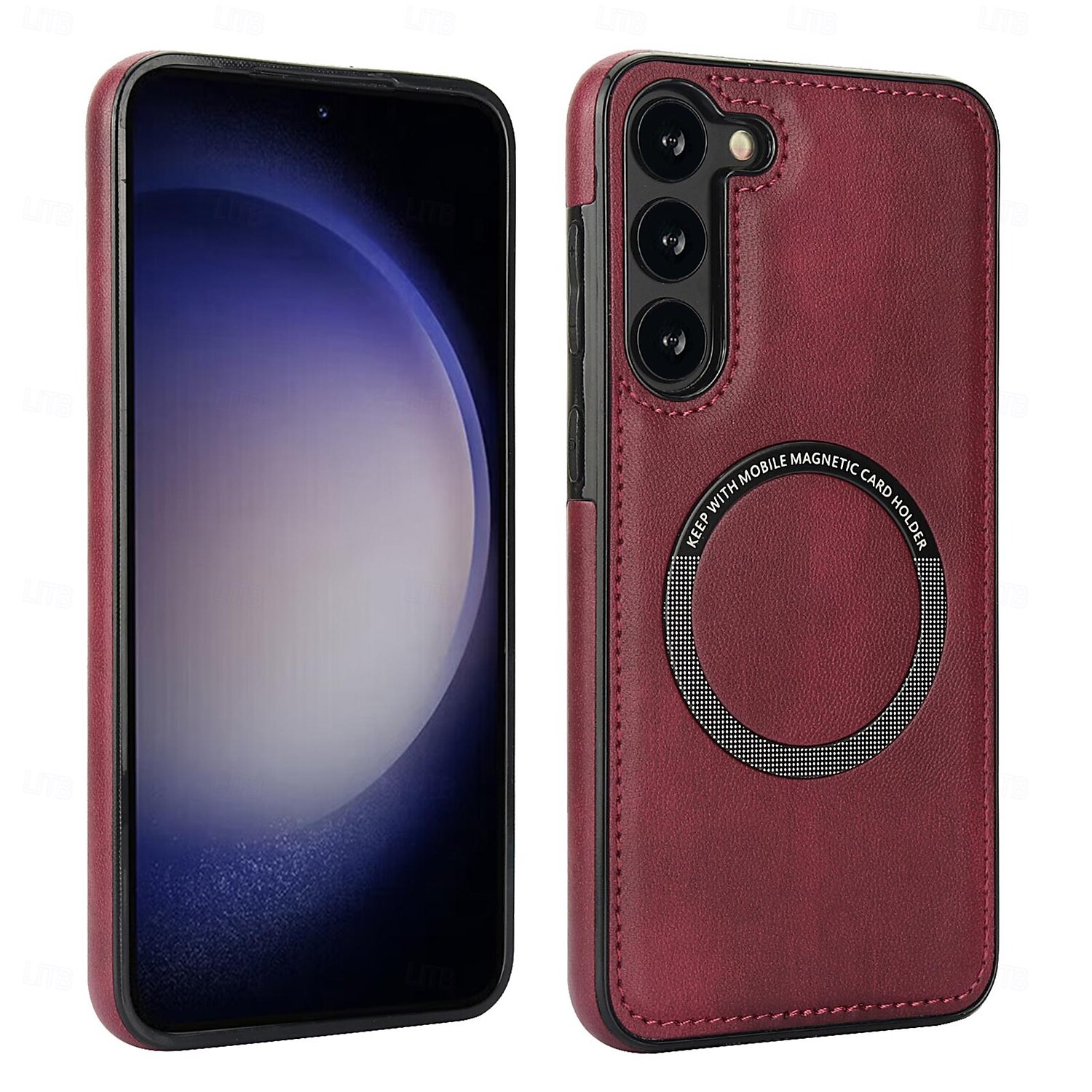 puhelin Etui Käyttötarkoitus Samsung Galaxy S22 S22 Plus Ultra A53 A52 Takakuori Magneetti Tukee langatonta latausta Iskunkestävä Retro TPU PU-nahka 2025 - $13.99 –P1