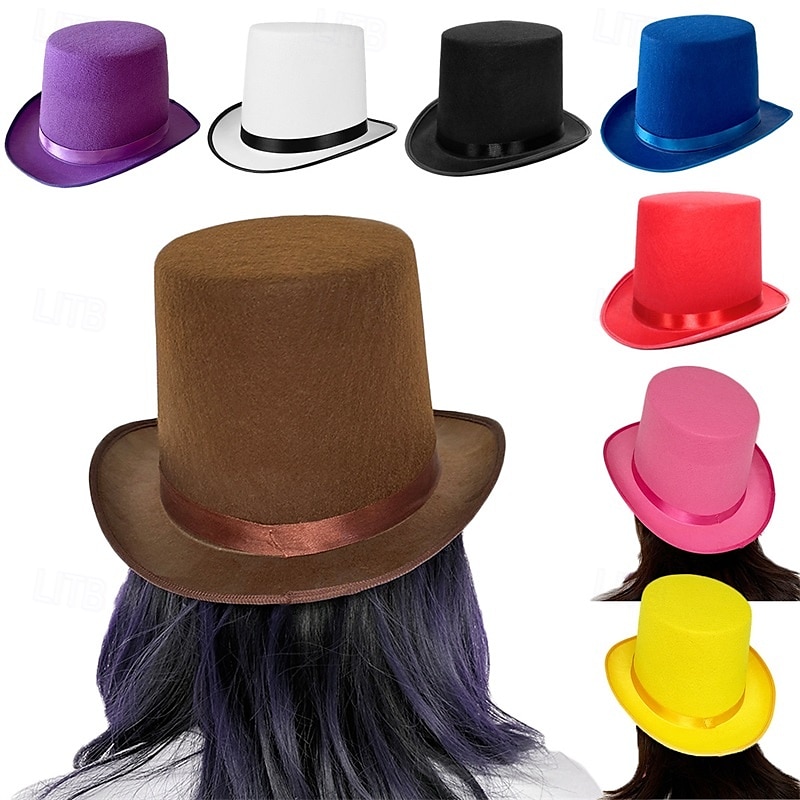 Cappello da mago, oggetti di scena magici, cappello Lincoln, cilindro più alto di 16 cm, cilindro da gentiluomo, cappello da ballo del 2026 a $15.49 –P1