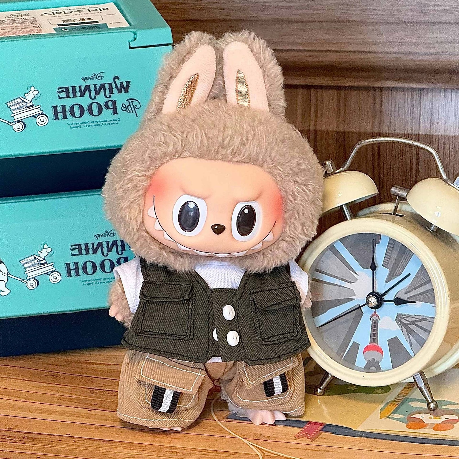 Clothes for 17cm Doll (No Doll) 17cm Doll Outfits Set with Accessaries Stylish Dress-Up Set for La Boo-Boo 2025 - $17.18 –P2