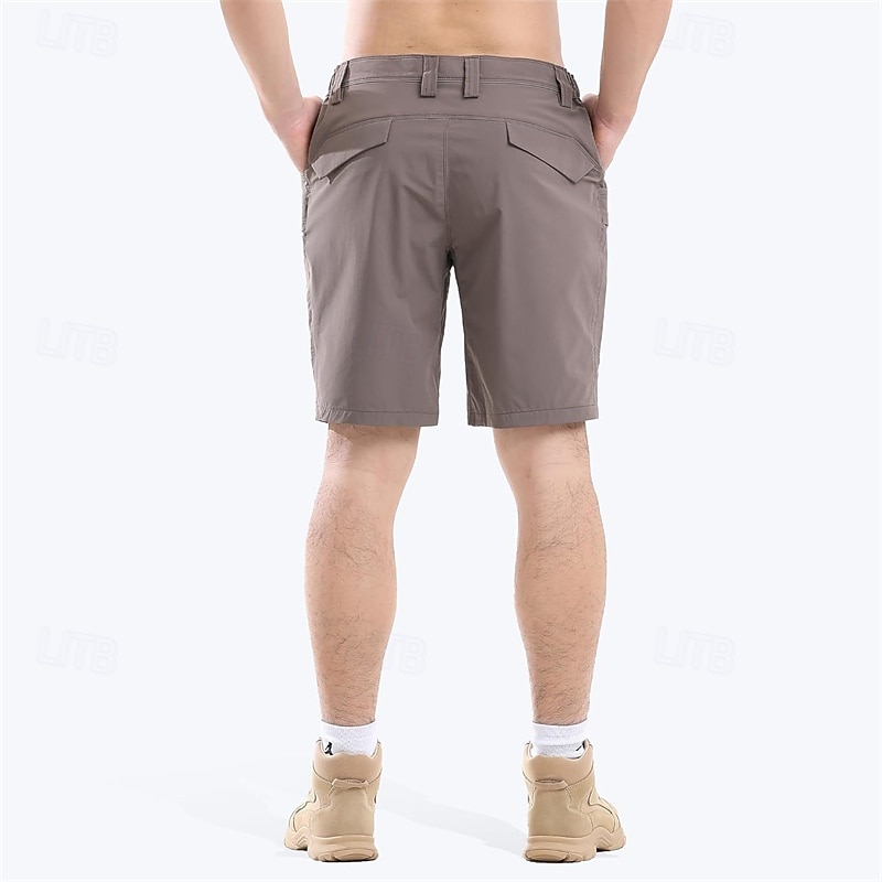 Per uomo Pantaloncini cargo Shorts Pantaloncini Estivi Elastico in vita Multi-tasche Semplice Comodità Indossabile Lunghezza al ginocchio All'aperto Sport Quotidiano Moda Casual Nero Cachi del 2025 a $23.99 –P6