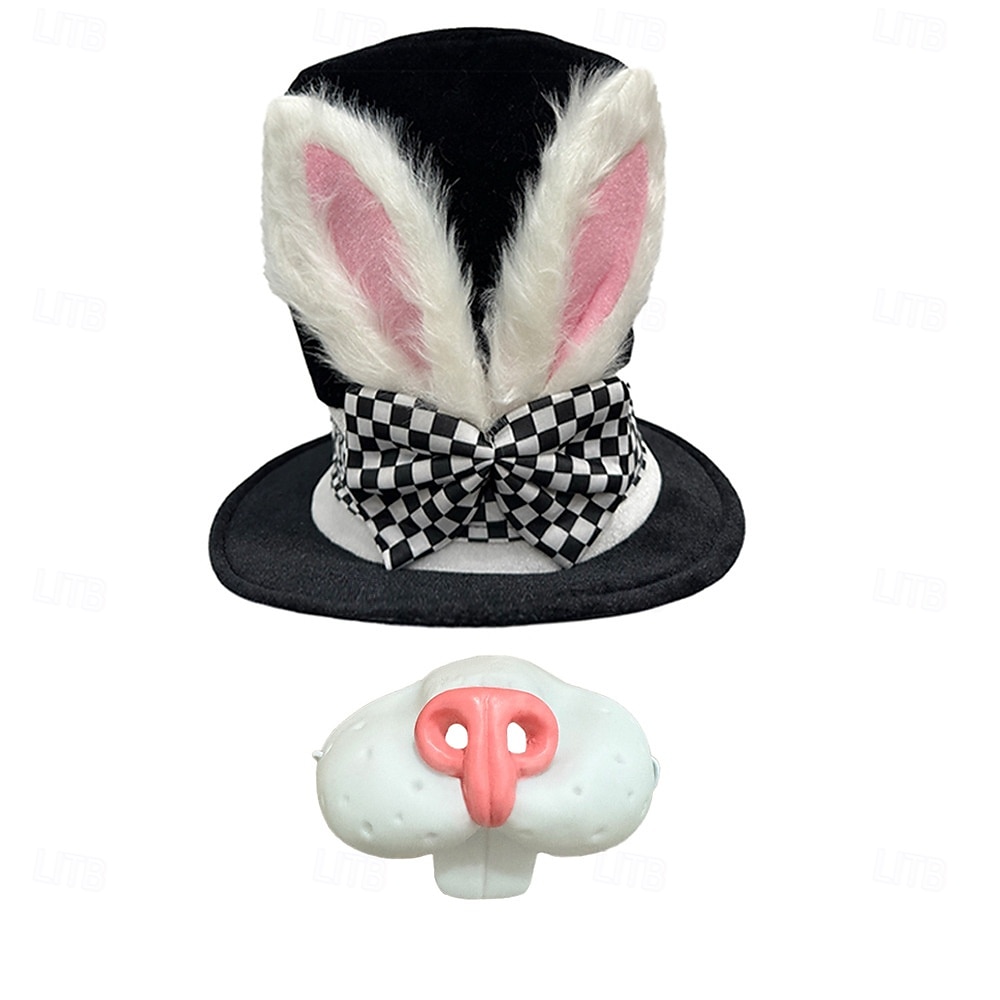 Alice in Wonderland Pohádka Śílenec Sada příslušenství Postavy z pohádek cosplay Filmové kostýmy for Unisex Děti Dospělé předvečer Všech svatých Karneval Světový den knihy Výkon Vzdělávací převlékán 2025 - $20.99 –P1