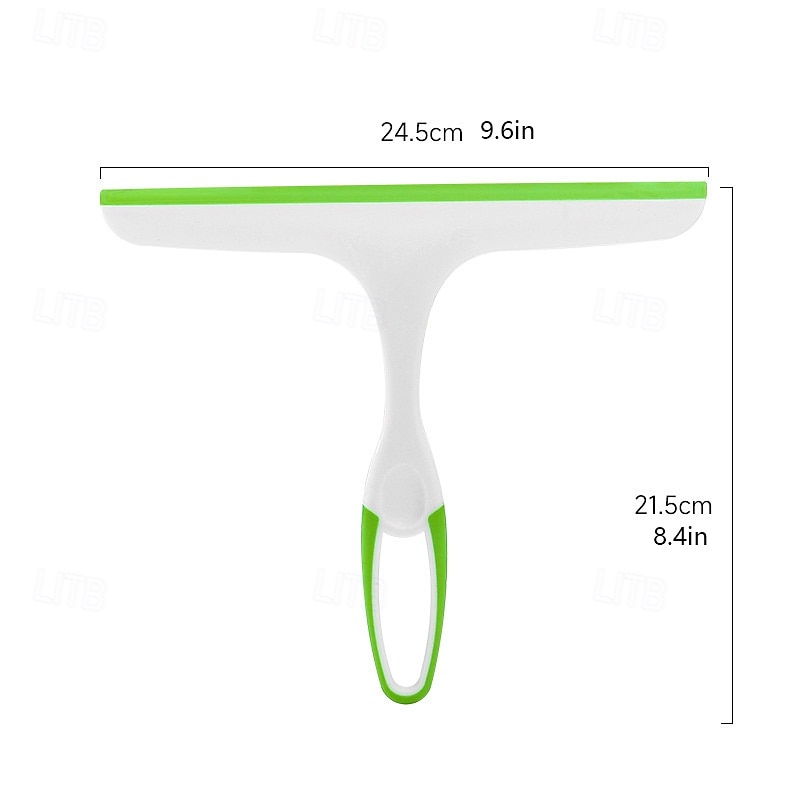 3 stuks schoonmaak schrapers met lange steel voor huishoudelijk gebruik, dubbelzijdige siliconen wisser voor badkamertegels, glas, spiegels en het verwijderen van anti-condens 2026 - $10.99 –P5