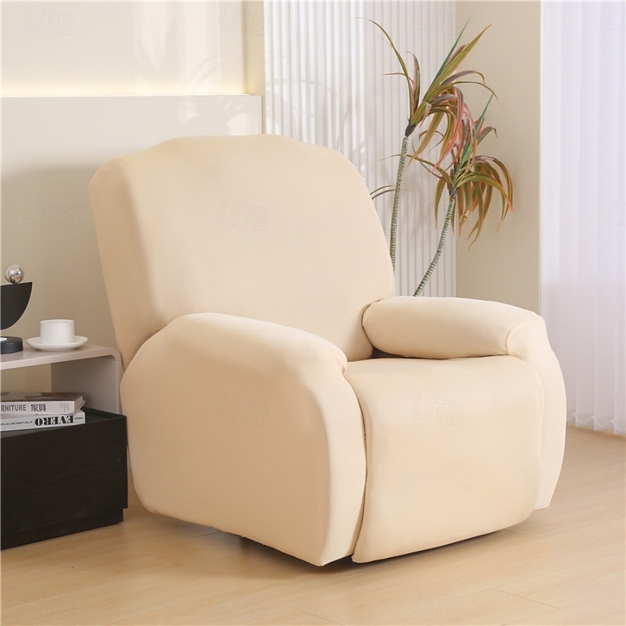 4-Piece Elastic Lounge Chair Sofa Cover Set - Functional Slipcovers for Living Room Furniture Protection 2025 - $34.99 –P14
