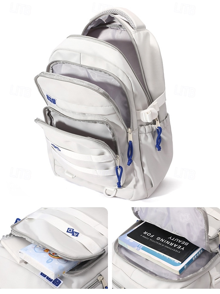 Unisex waterproof school bag, Large capacity multi-compartment school bag, Cute design, Lightweight student school bag, Suitable for middle school and daily use 2026 - $34.99 –P8